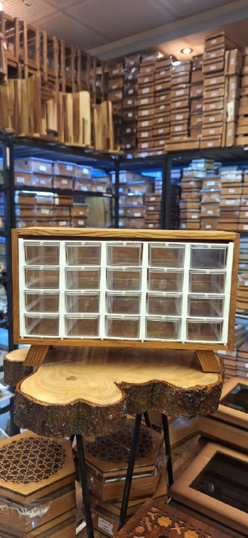 باکس چوبی ۲۰ کشو