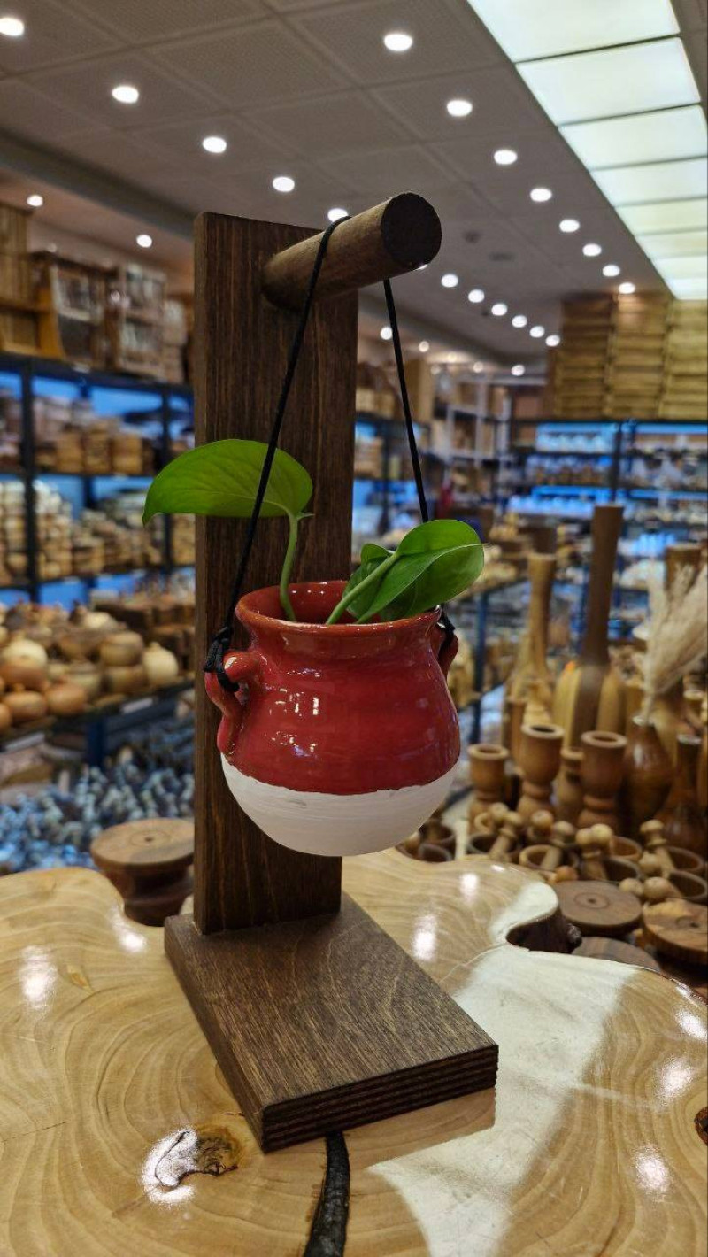 گلدان دیزی سفال