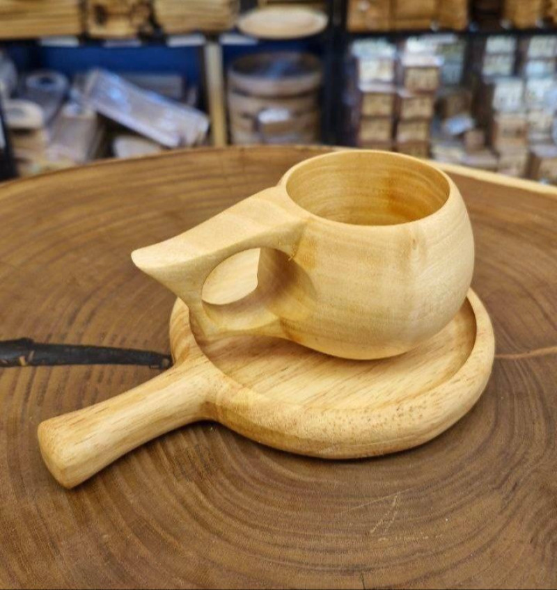 زیر لیوانی راکتی گرد رابر